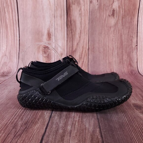 Teva Mens Size 8 Sling King Water Kayaking Wading Shoes Closed Toe Black 4102 - Picture 3 of 15